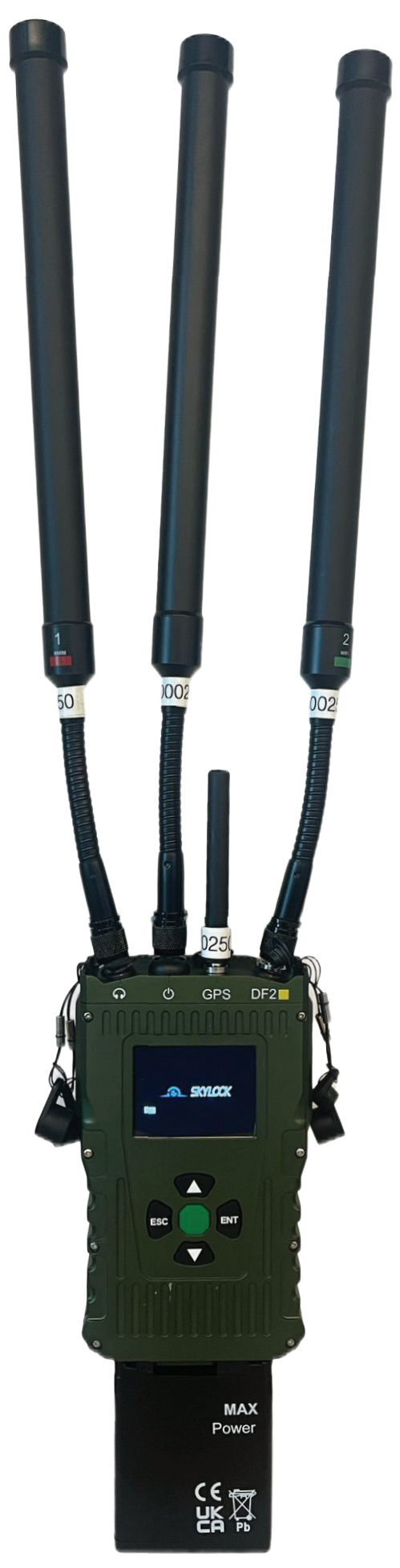 SkySpotter Pro portable drone detection system with multi-antenna RF tracking