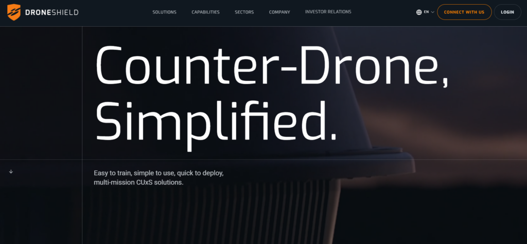 Droneshield anti-drone gun solution