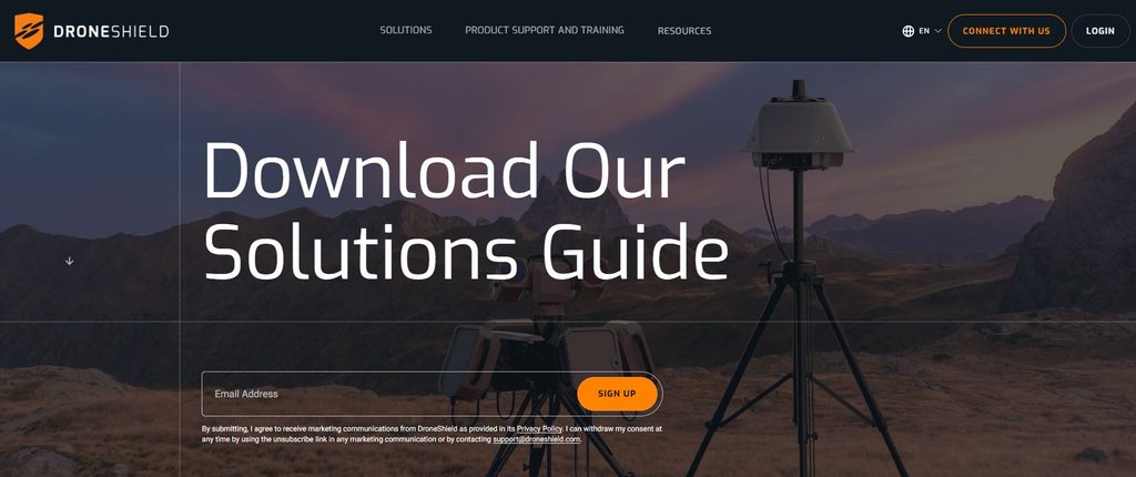 DroneShield DroneSentry Anti-Drone Weapons and Counter-UAS Systems for Complete Security